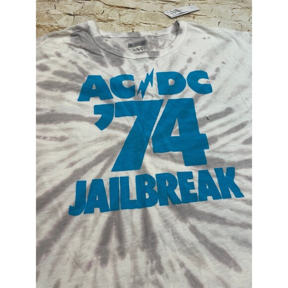 NWT American Eagle AC/DC Cropped Tee - Picture 2 of 5